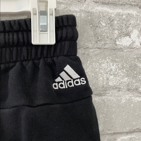 Adidas Women's Black French Terry Shorts - Picture 2 of 5